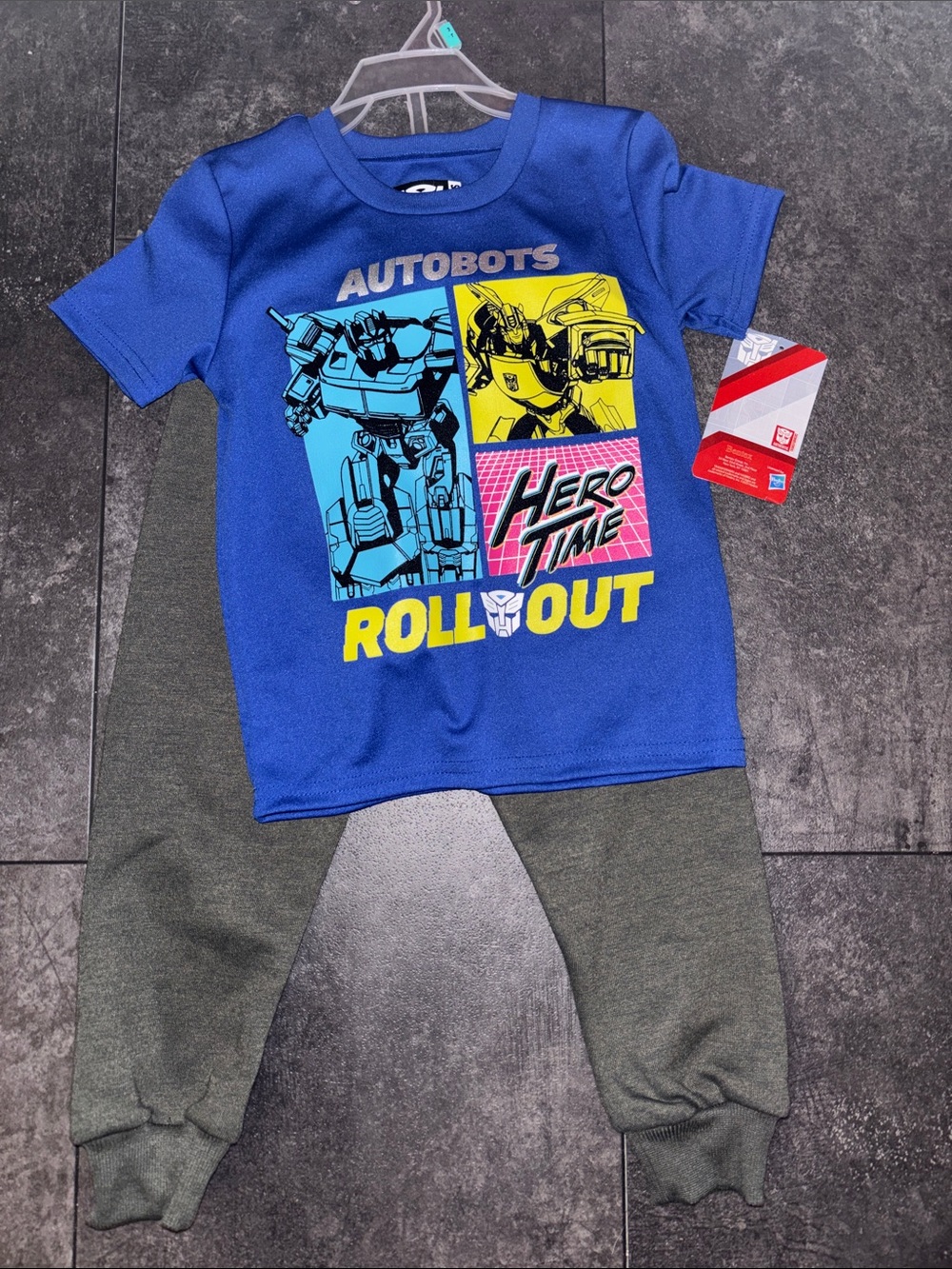 Transformers Autobots Blue 'Hero Time' Kids Matching Set